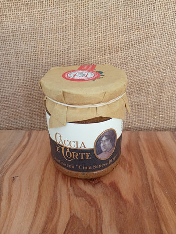 Crostino con cinta senese Caccia e Corte