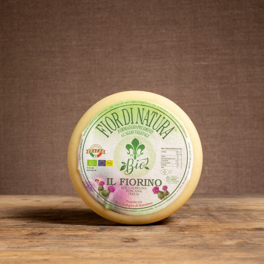 Fior di Natura from organic milk and vegetable rennet