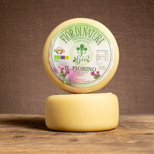 Fior di Natura from organic milk and vegetable rennet