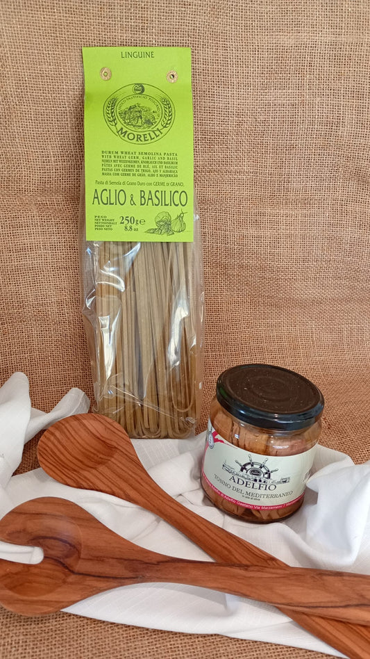 Linguine Aglio e Basilico Morelli