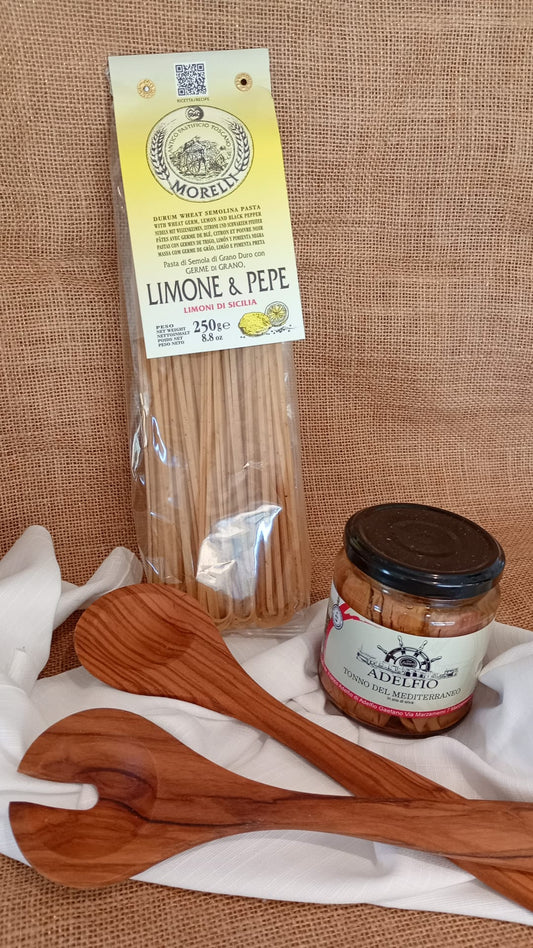Linguine Limone e Pepe Morelli