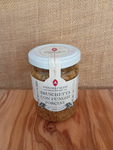 Bruschetta con Funghi Porcini Stefania Calugi