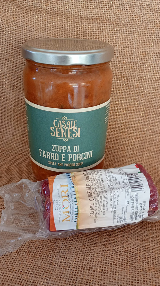Zuppa Farro e Porcini Casali Senesi